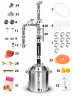 Самогонный аппарат Шнапсер ХО4М 37л (Schnapser XO4M)(ПРО)